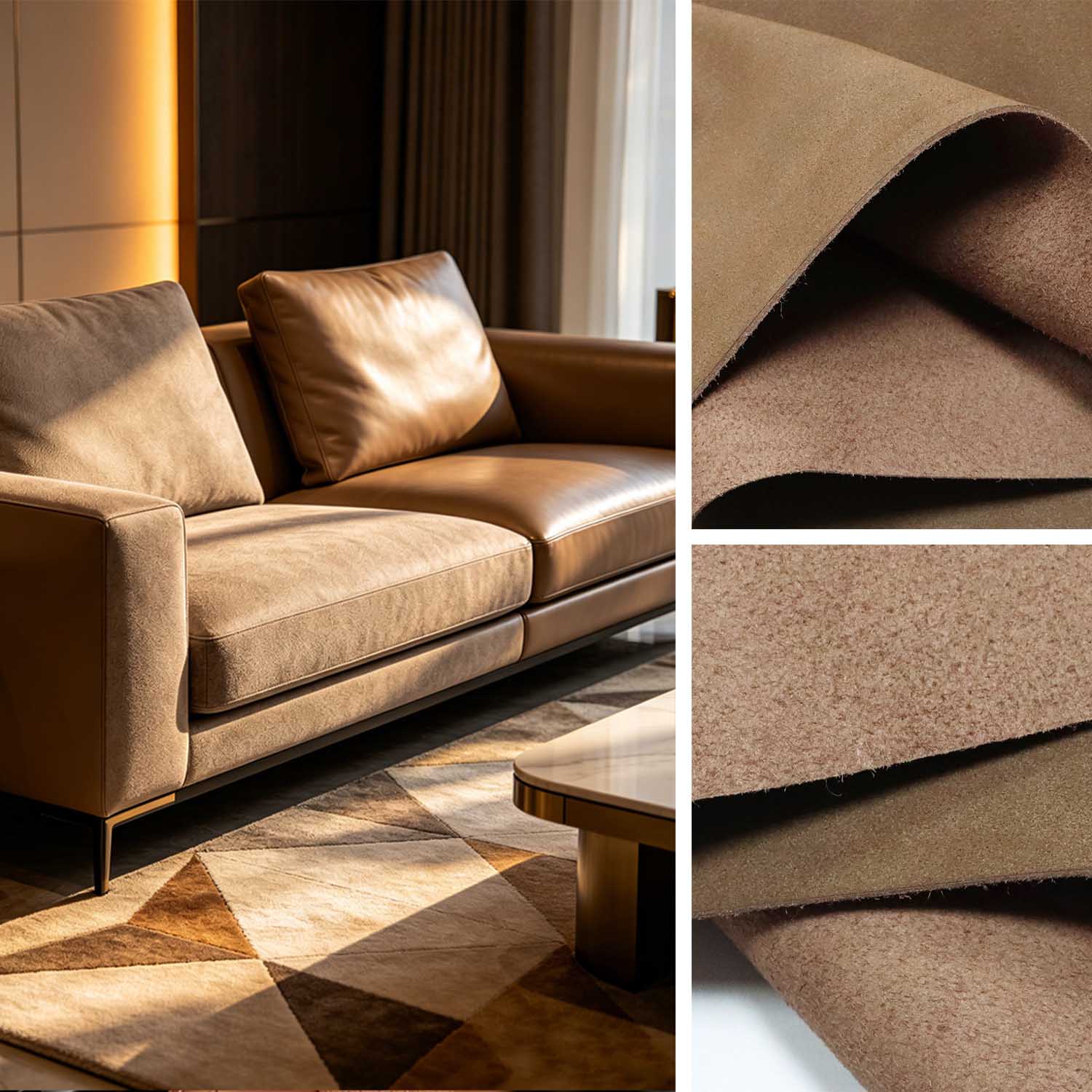 Application du cuir PU/PVC pour les canapés de meubles