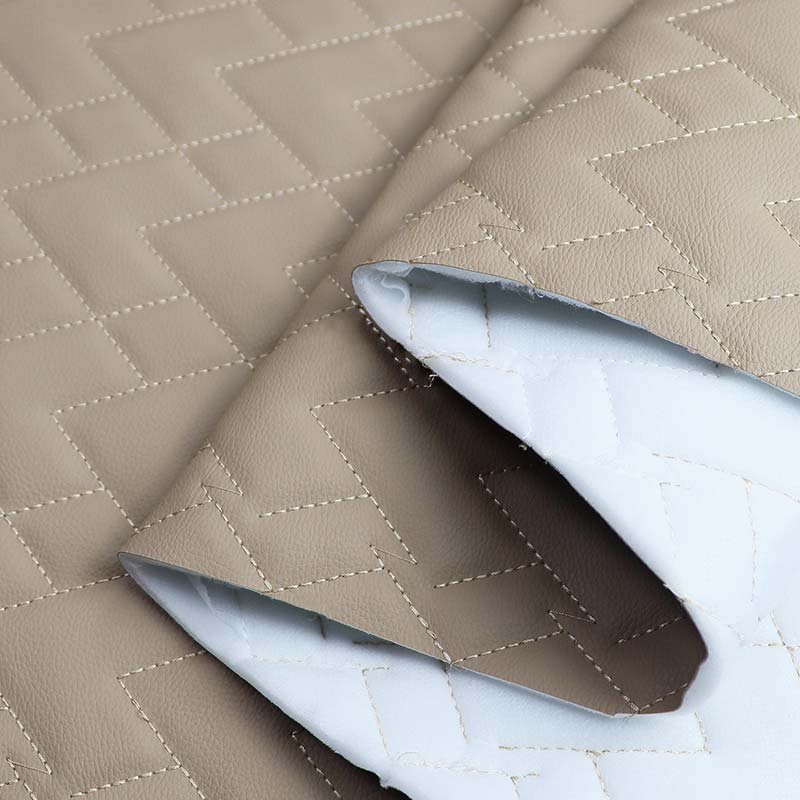 Matériel résistant écumant de cuir de Faux de PVC de voitures de point d'abrasion