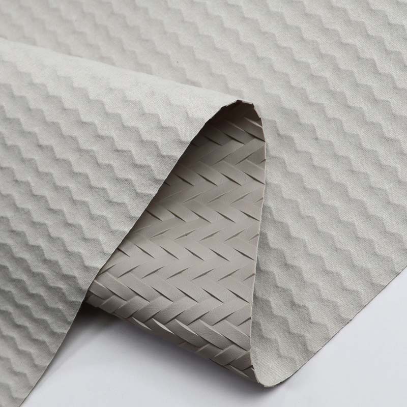 Tissu en cuir PVC tissé pour meubles d'extérieur
