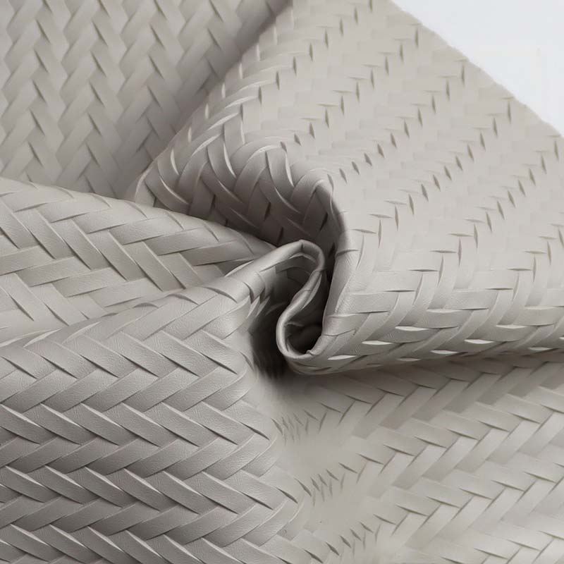 Tissu en cuir PVC tissé pour meubles d'extérieur