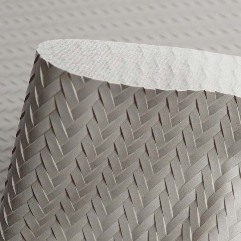 Tissu en cuir PVC tissé pour meubles d'extérieur