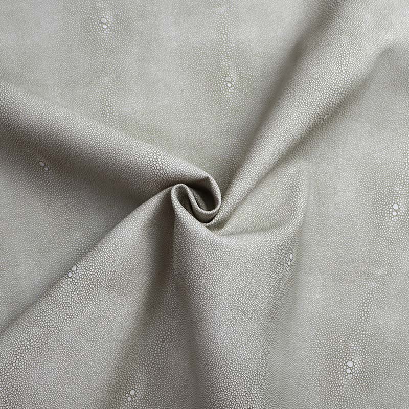 Matériel imperméable de meubles de sofa de cuir artificiel de PVC de peau de poisson de diable