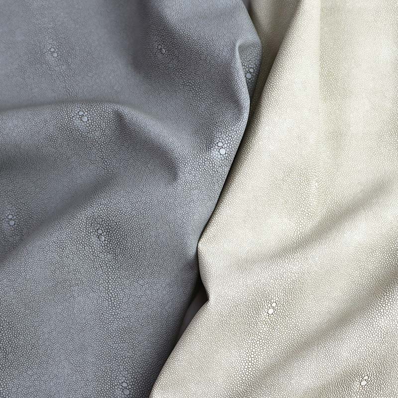 Matériel imperméable de meubles de sofa de cuir artificiel de PVC de peau de poisson de diable