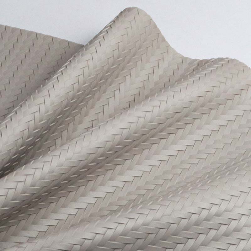 Tissu en cuir PVC tissé pour meubles d'extérieur