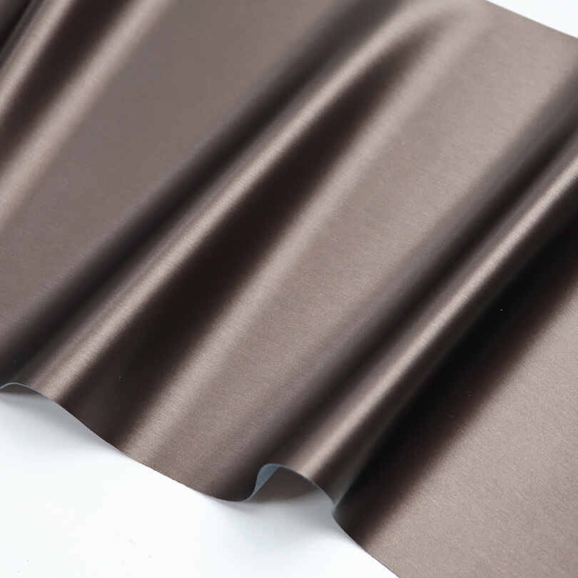 Matériau de la boîte-cadeau en cuir PU brossé nacré