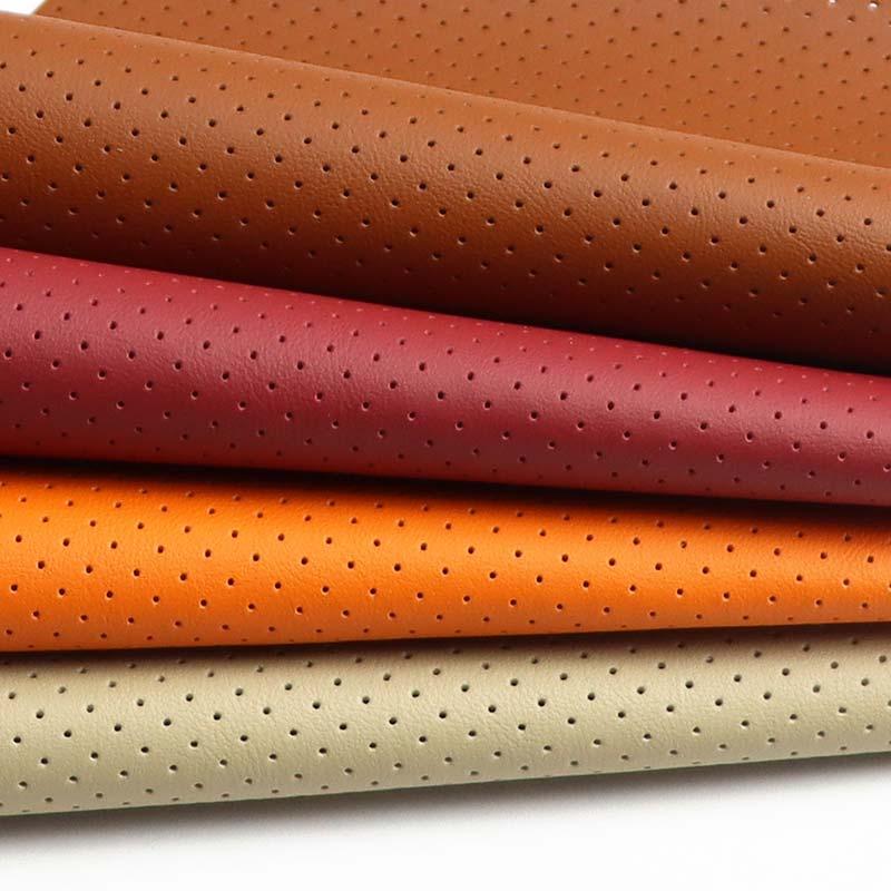 Tissu intérieur de sièges de voiture de poinçonnage en cuir perforé en microfibre