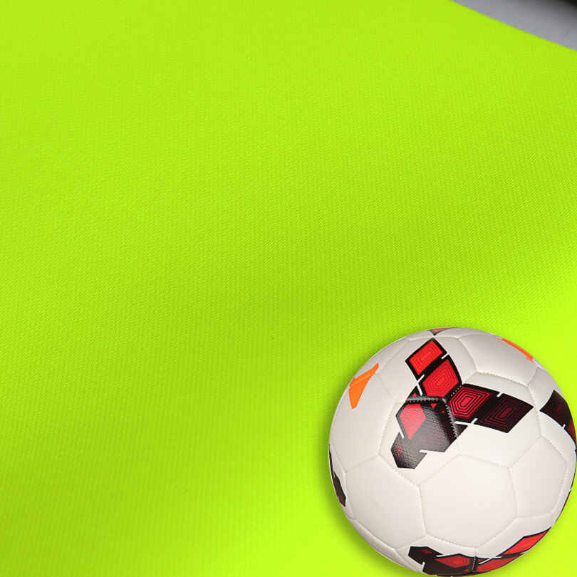 Tissu en cuir PU pour ballons de football fluorescents