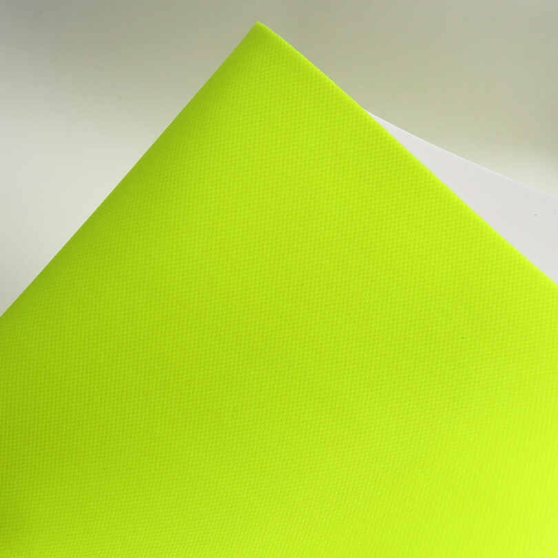 Tissu en cuir PU pour ballons de football fluorescents