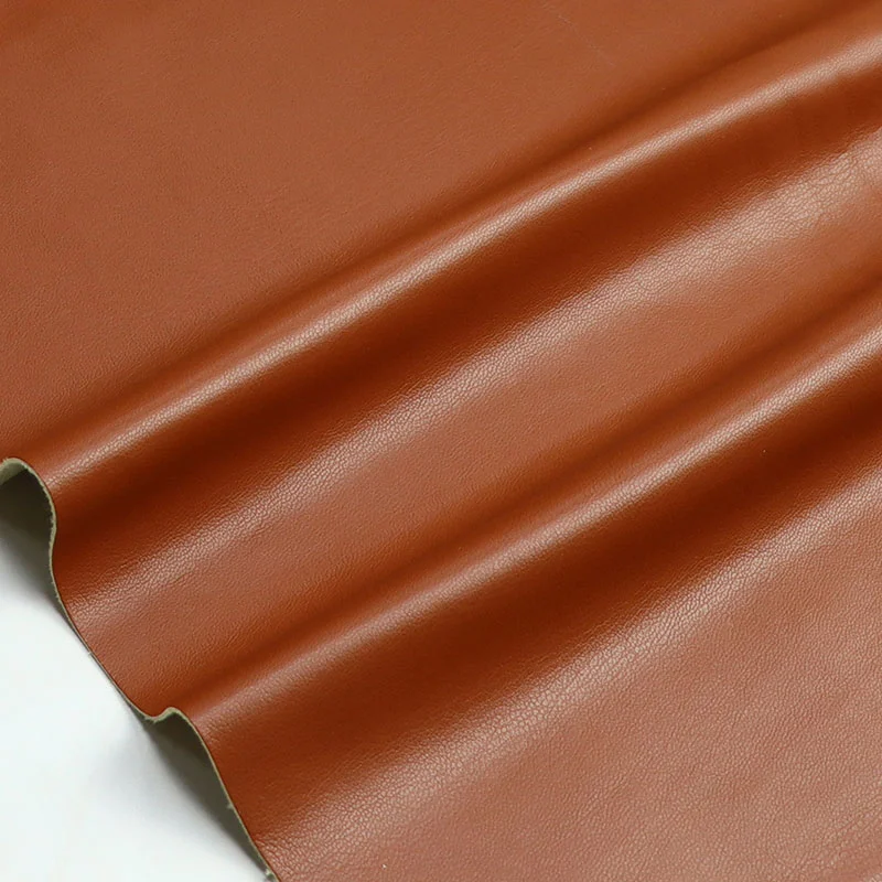 Tissu de veste en cuir synthétique en daim doux