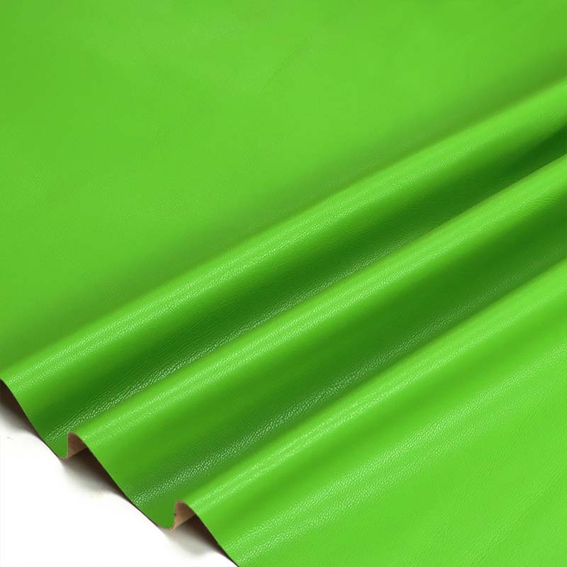 Faux cuir PU élastique avec support en laine super doux pour vêtements