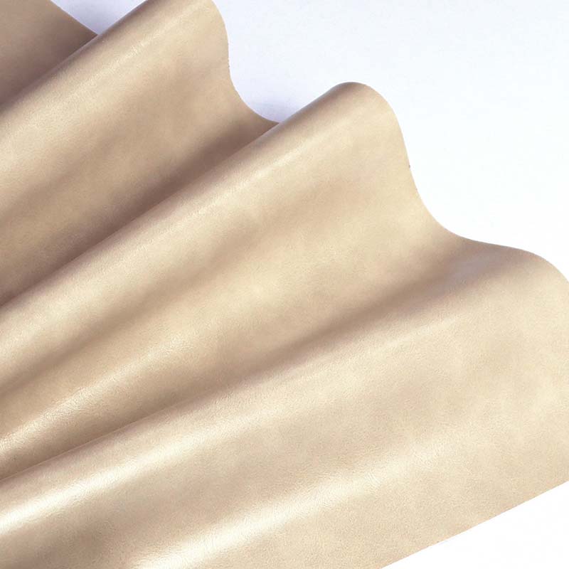 Tissu de chaise de canapé en simili cuir PVC huilé bicolore