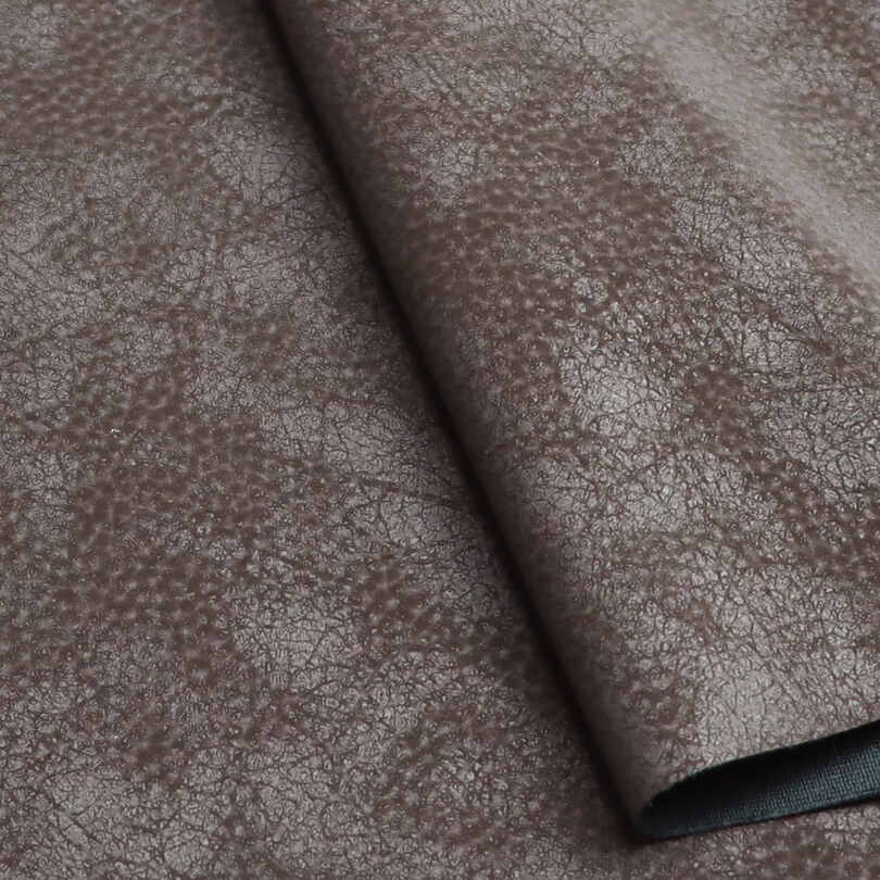 Matériau de vêtement doux en simili cuir PU velours